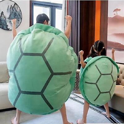 #ad Giant Turtle Pillow Wearable Turtle Shell Pillows Funny Cosplay Plush Cushion $46.99