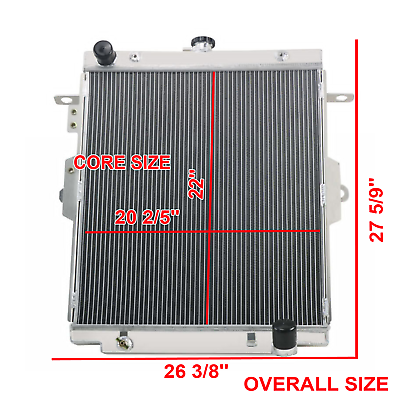 #ad Universal Aluminum 4 Rows Radiator For Core Size 22#x27;#x27;H X 20 2 5#x27;#x27;W ASI $184.95
