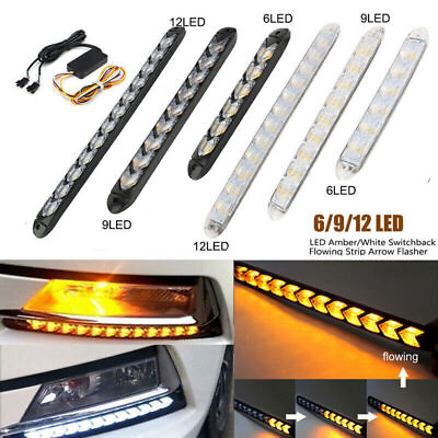 #ad 6 9 12 For LED Car Daytime Running Light DRL Daylight Fog Lamp Turn Signal Light $25.70