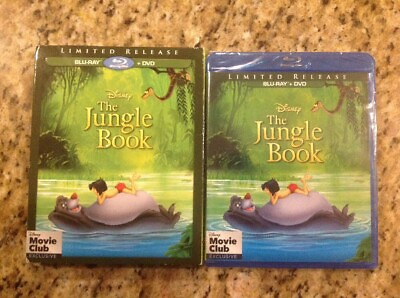 #ad Jungle Book Bluray DVDDisney Club Exclusive NEW Authentic Disney US Release $35.44