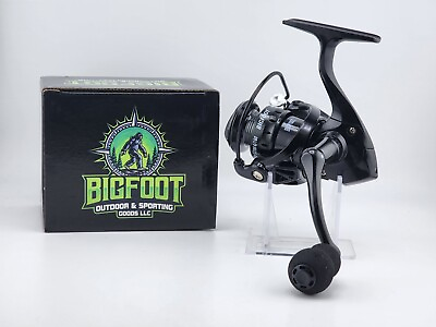 #ad Bigfoot Outdoor and Sporting Goods 500 BLACKOUT ULTRA LIGHT LITE SPINNING REEL $17.99