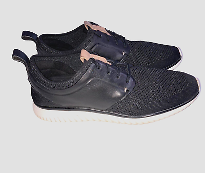#ad Cole Haan Grand Os Motion Shoes Mesh Athletic C26395 Black Sz 8.5m $32.75