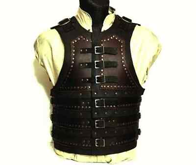 #ad Medieval Layered leather armor for medieval pirate steampunk or LARP costume $179.99