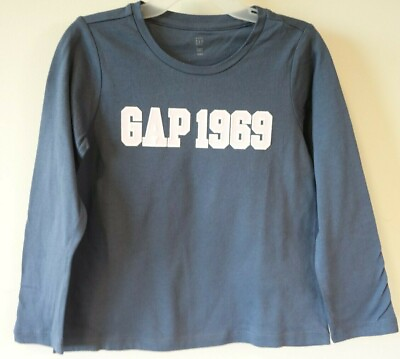 #ad Brand New With Tags Gap Kids Blue Logo Top Girl#x27;s Size 4 5 $10.50