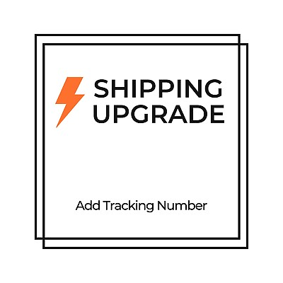 #ad Standard Shipping Upgrade Add Tracking Number $4.00