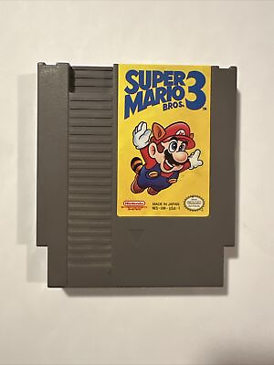 #ad Super Mario Bros. 3 Nintendo Entertainment System 1990 Authentic Clean Tested C $24.99