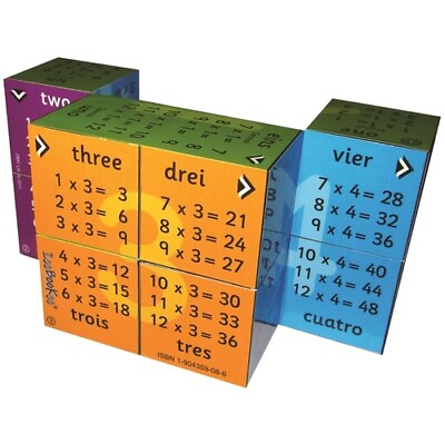 #ad ZOOBOOKOO Learn TIMES TABLES MULTIPLICATION Educational KIDS CUBE BOOK Maths AU $35.00