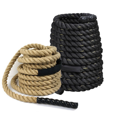 #ad 1.5 2quot; 100% Poly Dacron 30 40 50ft Battle Rope Training Strength Exercise Rope $34.58