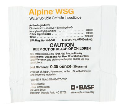 #ad 10 Gram Packet Alpine WSG Water Soluble Granule Insecticide Kill Ant roach etc $12.95
