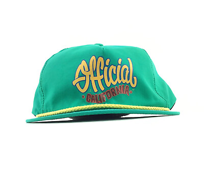 #ad The Official Brand California Faded Baseball Cap Hat Adj. Mens Size Nylon $22.50