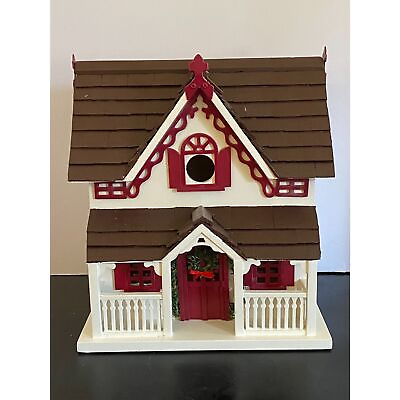 #ad Cottage Gingerbread Birdhouse Christmas Decor Home Bazaar $88.00