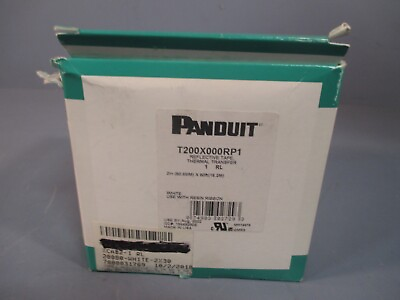 #ad PANDUIT REFLECTIVE TAPE THERMAL TRANSFER 2quot; X 50#x27; WHITE T200X000RP1 $149.99