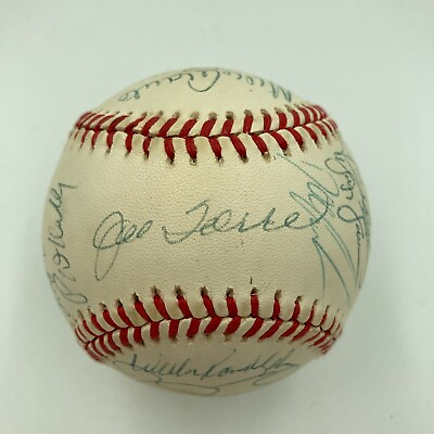 #ad 1996 New York Yankees World Series Champs Team Signed AL Baseball With JSA COA $494.10