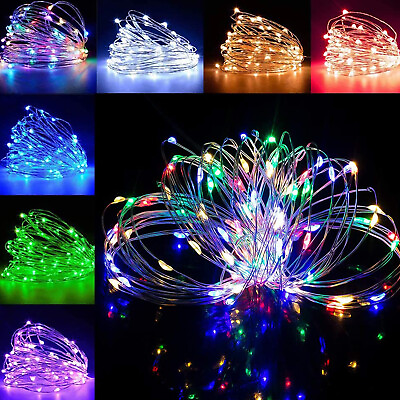 #ad 2M 5M 10M 100 LED Christmas Tree Fairy String Party Lights Lamp Xmas Waterproof $4.99