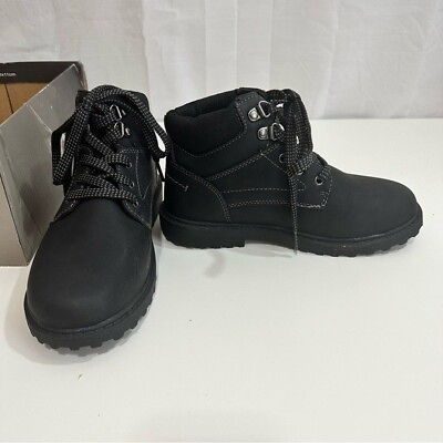 #ad Crown Vintage Kids Leon Boot in Black Size 3 M $40.00