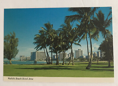 #ad Waikik Beach Hotel Area Waikiki Beach Hawaii B4246 $7.44