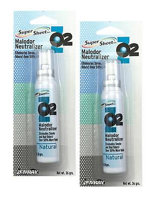 #ad Super Sheet Malodor Neutralizer Smoke Eliminator Natural 2 Packs $10.05