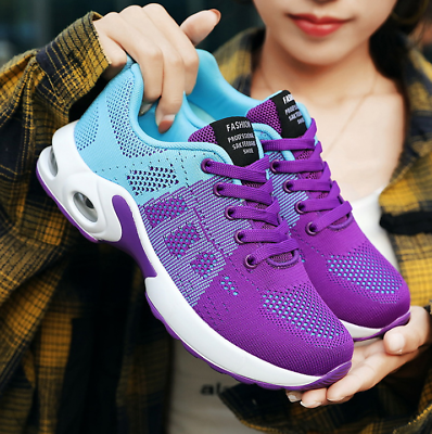 #ad Women#x27;s Cushion Shoes Casual Athletic Running Walking Tennis Sneakers Gym US $29.98