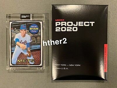 #ad Topps Project 2020 Card #87 Nolan Ryan Mets 1969 by Joshua Vides FAST SHIPPING $3.91