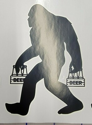#ad Bigfoot Sasquatch Bigfoot carry Beer durable sticker 4quot; Logo Vinyl Decal $3.79