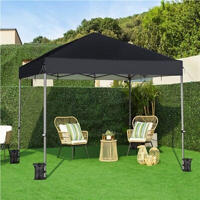 #ad Pop up Canopy 8 10 12 ft Instant Tent Shelter Party Heavy Duty Outdoor Canopy $85.59