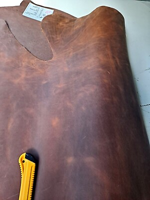 #ad Tooling Leather Crazy Tobacco Brown Veg Tanned 4 5 oz 16 20 mm Cow Full Grain $28.00