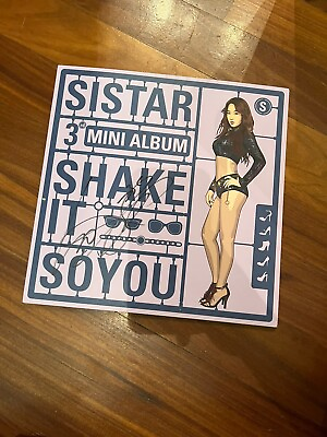 #ad K pop SISTAR 3rd Mini Album Shake It Soyou Version Autographed By Hyolyn AU $70.00