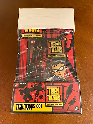 #ad Teen Titans Go Series 1 Sealed Blister Box Warner Bros 12 packs $38.48