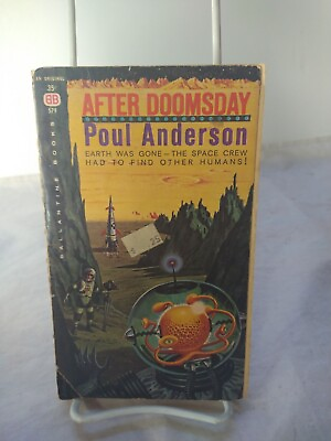 #ad After Doomsday Vintage Paperback Poul Anderson Ballantine 1961 $3.22