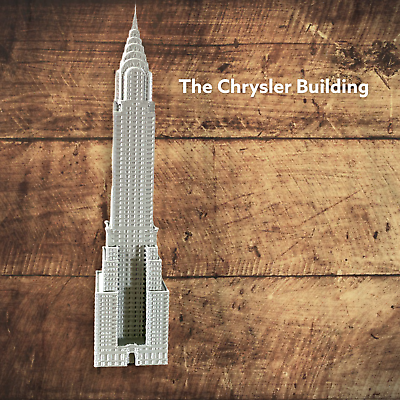 #ad Chrysler Building Model Scaled 100% Accurate Multiple Sizes Available And Colors $8.99