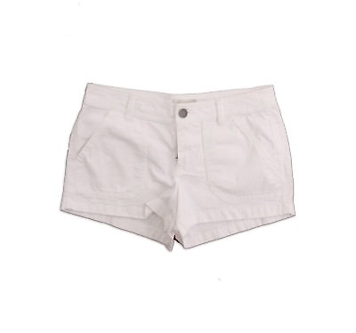 #ad Hinge Nordstrom Shorts 0 XS Washed Pocket Stretch Cotton White EUC B43 $20.99