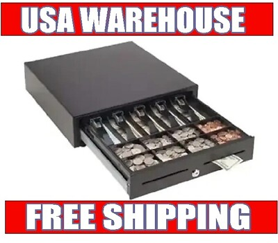 #ad 16quot; Heavy Duty. POS cash register drawer All Steel Case Fast Free Shipping $69.99