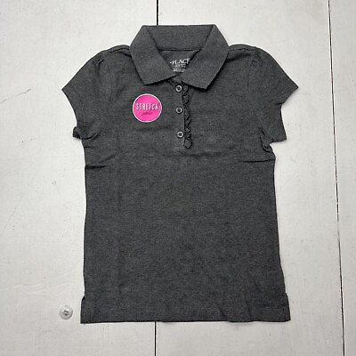 #ad The Children’s Place Gray Short Sleeve Polo Girls Size Small NEW $8.00