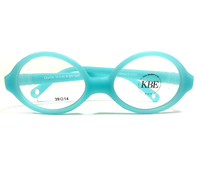#ad Kids Bright Eyes Eyeglasses Frames Charlie 39 Cyan Blue Rubberized 39 14 105 $74.99