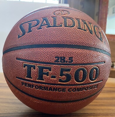 Spalding TF 500 Game Ball Leather Basketball 28.5 Size 6 Used $24.99