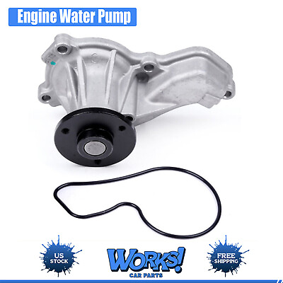 #ad Engine Water Pump Fits 06 11 Honda Civic 1.8L 1799CC L4 w Gasket $20.99