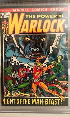 #ad WARLOCK #1 Not CGC PGX 8.5 Origin of Warlock SUPER KEY Bronze Age $275.00