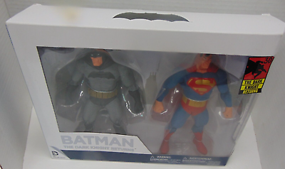 #ad DC Comics Batman amp; Superman THE DARK KNIGHT RETURNS Action Figure 2 Pack HTF $40.99