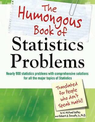 #ad The Humongous Book of Statistics Problems Paperback GOOD $6.94