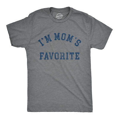 #ad Mens Im Moms Favorite T Shirt Funny Family Sibling Children Joke Tee For Guys $14.00