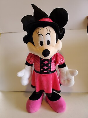 #ad Minnie Mouse Witch Door Greeter Halloween Large 24quot; Disney Decoration Pink $45.00