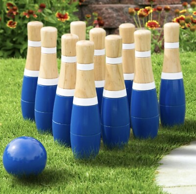 Lawn Bowling Games Skittle Ball Indoor Outdoor Toddler Kids Adults $39.99