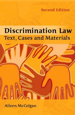 #ad Discrimination Law: Text Cases and ... by McColgan Aileen Paperback softback $15.97