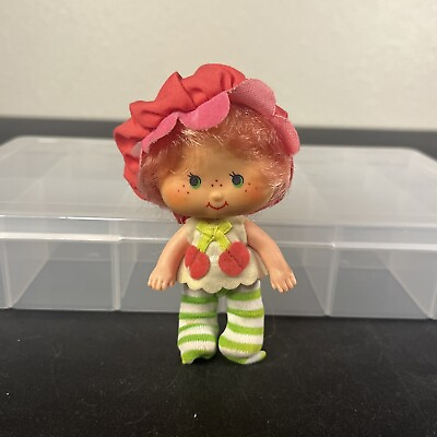 #ad Vintage Strawberry Shortcake Cherry Cuddler Mini Figure Incomplete $10.07