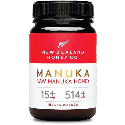 #ad New Zealand Honey Co. Raw Manuka Honey UMF 15 MGO 514 UMF Certified $68.98