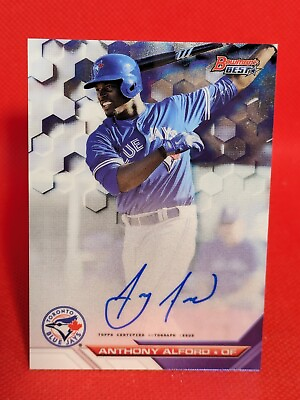 #ad 2016 Bowman#x27;s Best Best of 2016 Autographs #B16 AA Anthony Alford $8.00