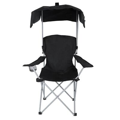 #ad Sturdy amp; Stable Metal Structure Outdoor Events Canopy Lounge Chair with Sunshade $54.99