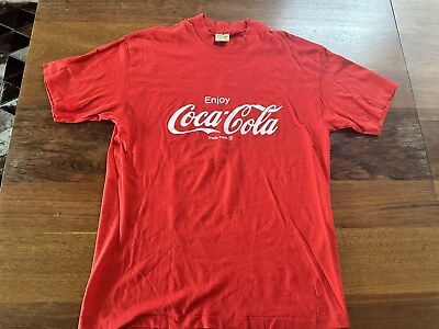 #ad Vintage ‘88 Enjoy Coca Cola Red Hot Car Show Chevy Single Stitch Shirt Flukys $200.00