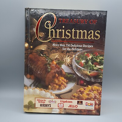 #ad Treasury of Christmas More than 750 Delicious Recipes for the Holidays Book 1996 $9.74