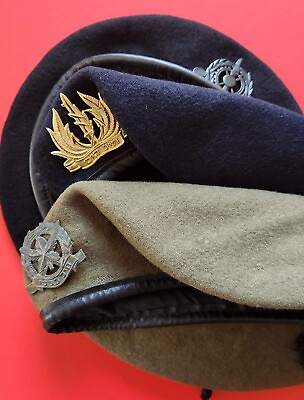 #ad IDF lot of 3 military berets. $38.00
